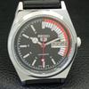 VINTAGE REFURBISHED SEIKO 5 AUTOMATIC 6309A JAPAN MENS BLACK WATCH a440885-9 Sk-a440885-1