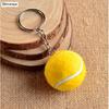 6 Color Key Chain Tennis Ball Metal Keychain Car Key Chain Key Ring Sports Chain Sliver Color Pendant Hot Selling #17112 4
