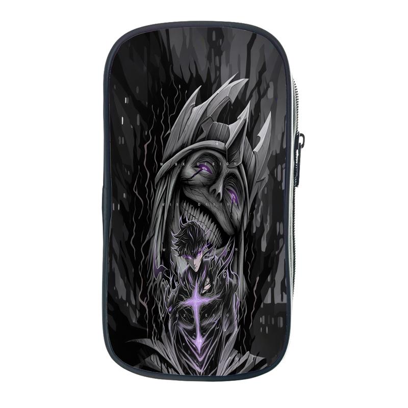 

Аниме Solo Leveling Pencil Case Sung Jin Woo Pen Bag Статуя Бога Студенческая Канцелярская Сумка Для Хранения Статуя Бога Портативный Пенал Детский Подарок 14