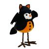 Halloween Animal Decoration Bat Bird  Outdoor Bird Figurines Animal Standing Bird Photography Props   Decoration
