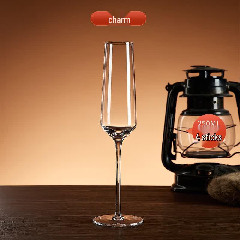European Crystal Champagne Glass Set