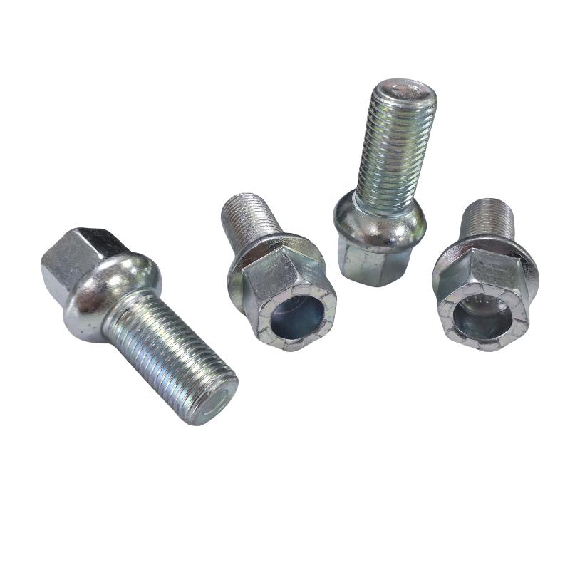 4Pcs Auto Diy Accessories For Beetle Golf Jetta A5 Q2 Fabia M14X1.5 28Mm Thread Radius Car Wheel Bolts Lug Nuts