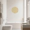 1Pc Metal Mandala Wall Art Sacred Geometry Lotus Flower Sculpture Spiritual Home Decor Meditation Room Gift