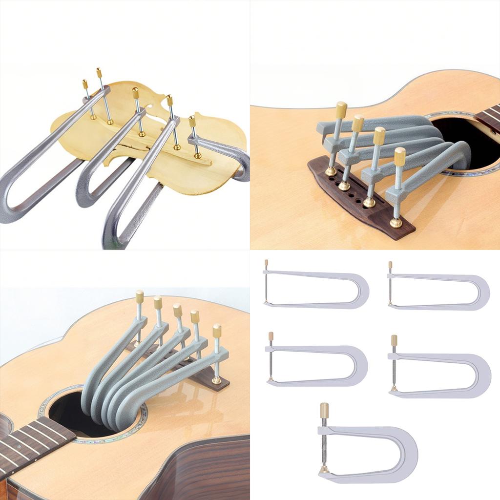 Violin Beam Clamp Replacement Violin Guitar Bass Bar Clamps Violin Making Install Repair Tools for Bracing and Repair