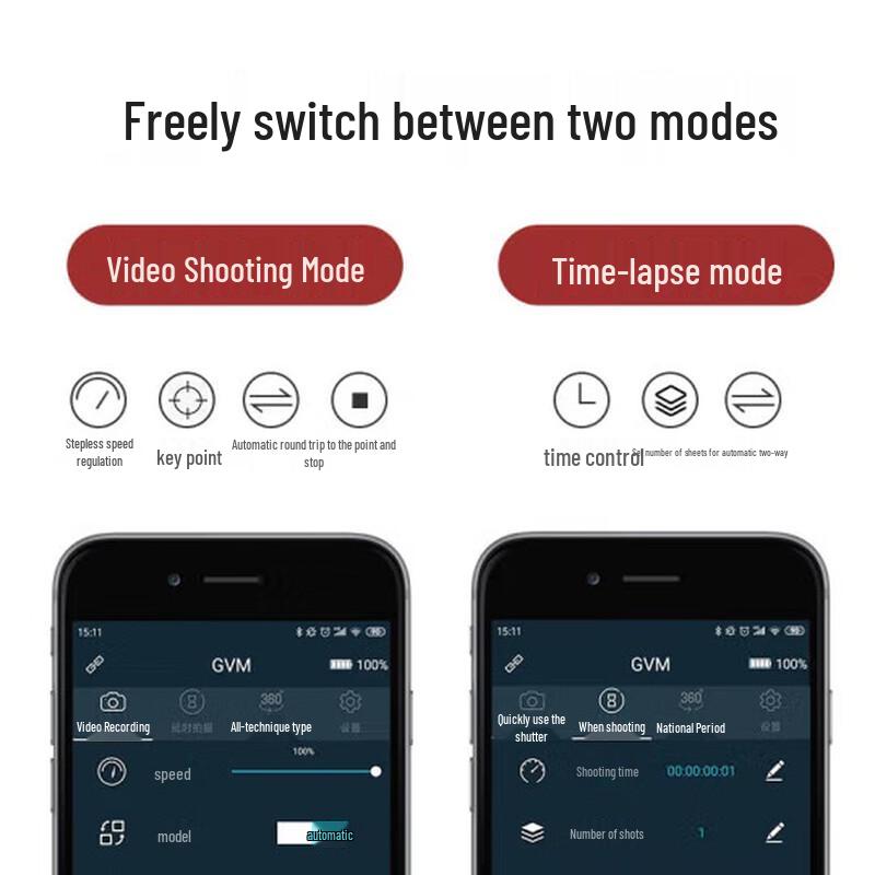 GVM Black Cat Silent Carbon Fiber Electric Slider
