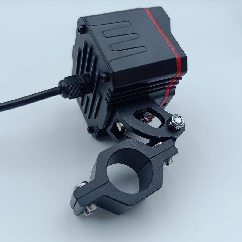 LED Motorcycle Headlight High Brightness Front Light Energy Efficient Waterproof Driving Headlamp With Adjustable Angle