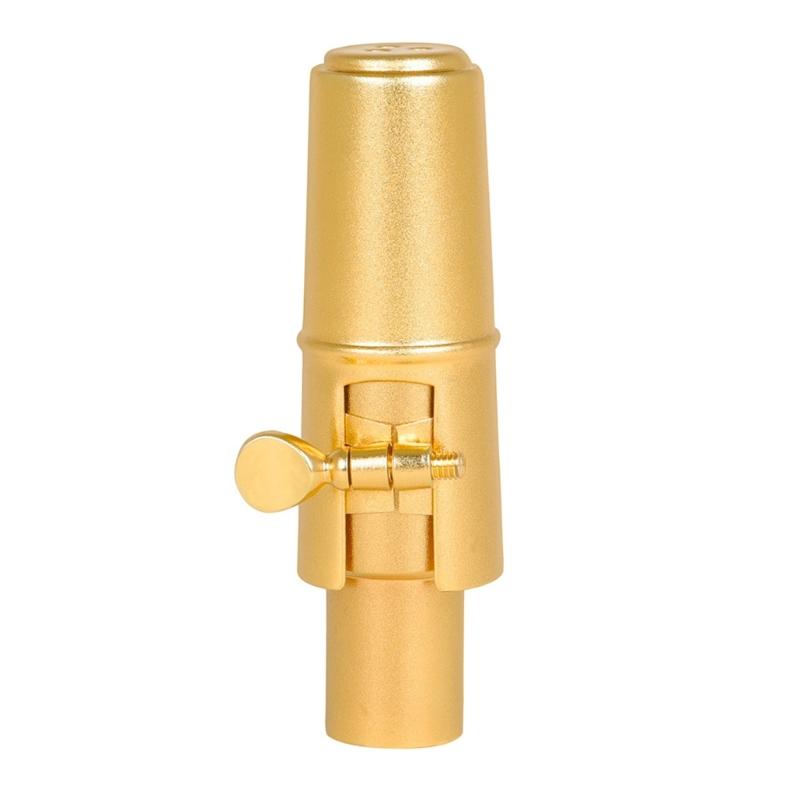 Metall Saxophon-Blattschraube mit Messing-Kappe Leichte Zubehörteile Tenor Alt Saxophon Klarinette Mundstück-Klammern Sets