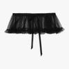 PINK PINEAPPLE TUTU APRON SKIRT_BLACK