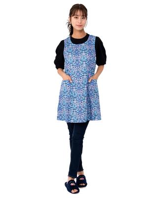 LIBERTY Floral Scandinavian FREE [NAIGAI] Apron, Stylish, Water-Repellent, Pockets, Style, Tie-Back, Kitchen, Nursery, Women's, 70554006,