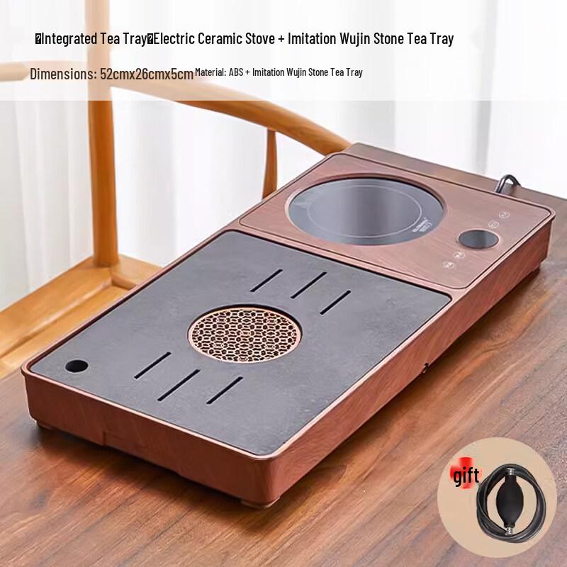 Ru Kiln Ceramic Kung Fu Tea Set with Wujin Stone Tray