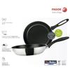 Induction Frying Pan 28 Cm Stainless Steel, Eco-friendly PFOA-free Non-stick FAGOR Inoxtherm Silver