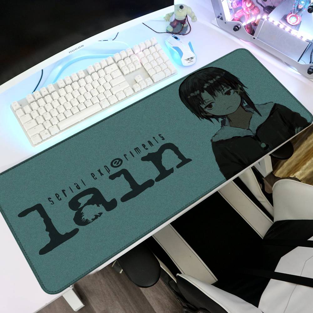 Cartoon Lain Mouse Pad Rubber Thicken Overlock Gaming Table Mat Office Computer Keyboard Pad PC Mousepad