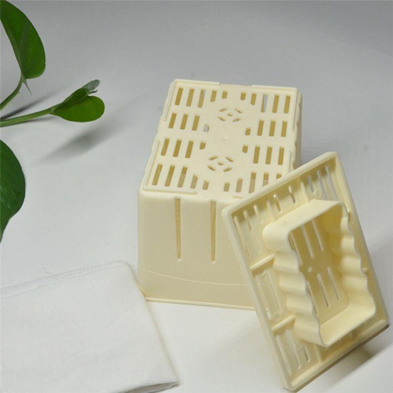 AEE2-2PCS Tofu-Press Mould Food Grade PP DIY Homemade Tofu-Maker Pressing Mold Kit Kitchen Tool Tofu-Box Tofu-Press Mold Kit