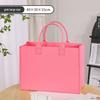 Customizable Large Capacity Felt Tote Bag for Weddings, Banquets, & Parties