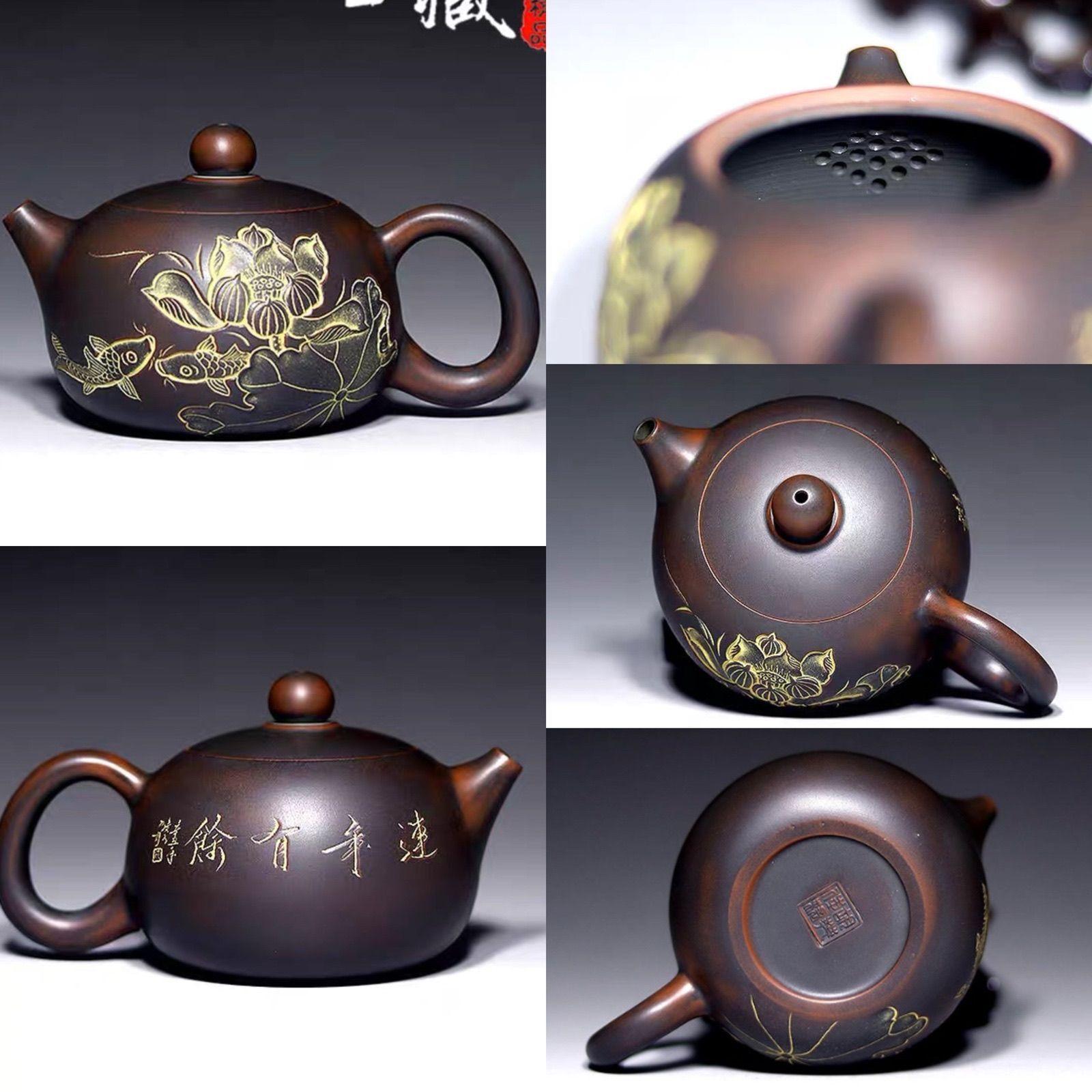 

230 мл традиционный фиолетовый глиняный чайник китайский чайник Qinzhou Nixing Xishi фильтр ручной работы чайная утварь аксессуары чайник Zisha Beauty