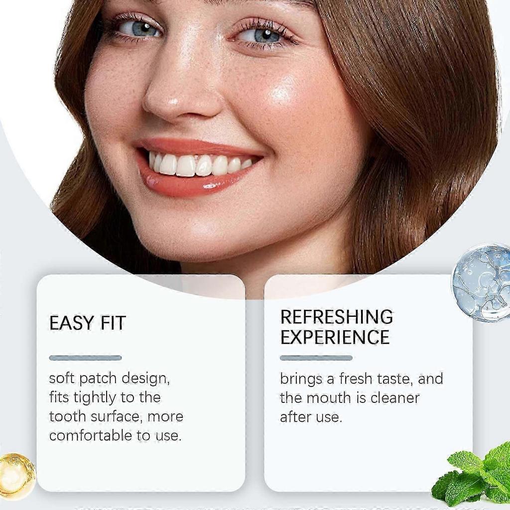 Brighten Your Smile Daily with Gentle Enamel-Protecting Teeth Whitening Patches 7 Easy-to-Use, Comfortable, Fresh-Tasting Strips for a Brighter, Fres