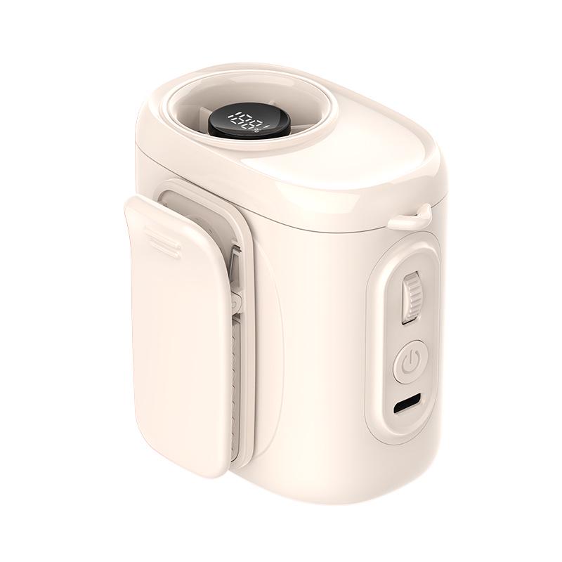 New Style USB Rechargeable High-Speed Handheld Mini Waist & Neck Clip Fan 72*60*84 mm белый