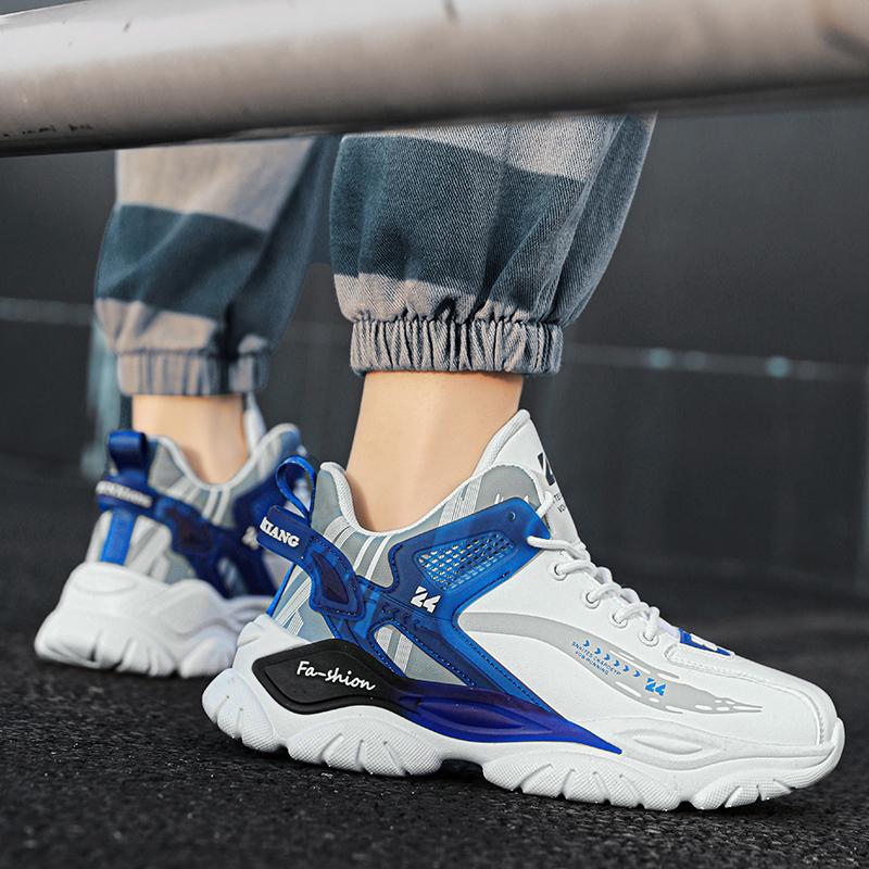 Fashionable Outdoor Jogging Casual Sports Basketball Shoes Running Shoes Men's Walking Breathable Slow Basket Black Tennis Shoes