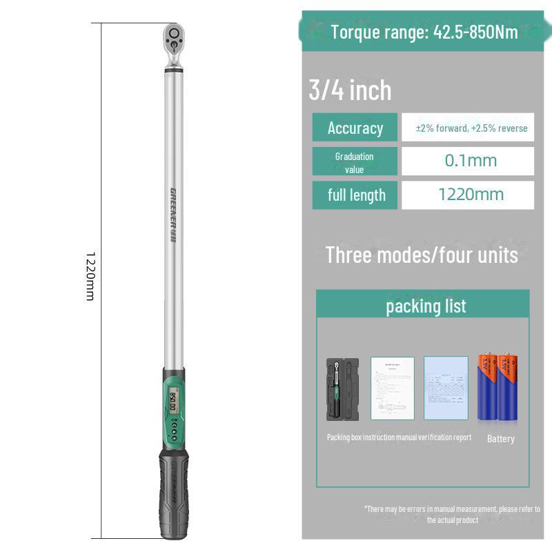 High-Precision Digital Torque Wrench for Motorcycles & Automobiles