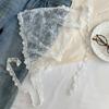 Frilly Cute Lace Bandana Scarf Convertible Triangle Head Wrap Waist Chain Belt Accessory For Sexy Women Trendy Aesthetic Outfit