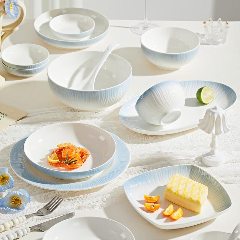 ZISIZ Jingdezhen Underglaze Ceramic Bowl Set