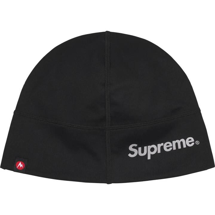 Supreme Marmot Base Layer Beanie Black One-Size