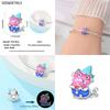 New 100% Copper Original Magic Cat Beaded Rabbit Charms Fit Pand Bracelet Diy Jewelry Making Women Halloween Gift