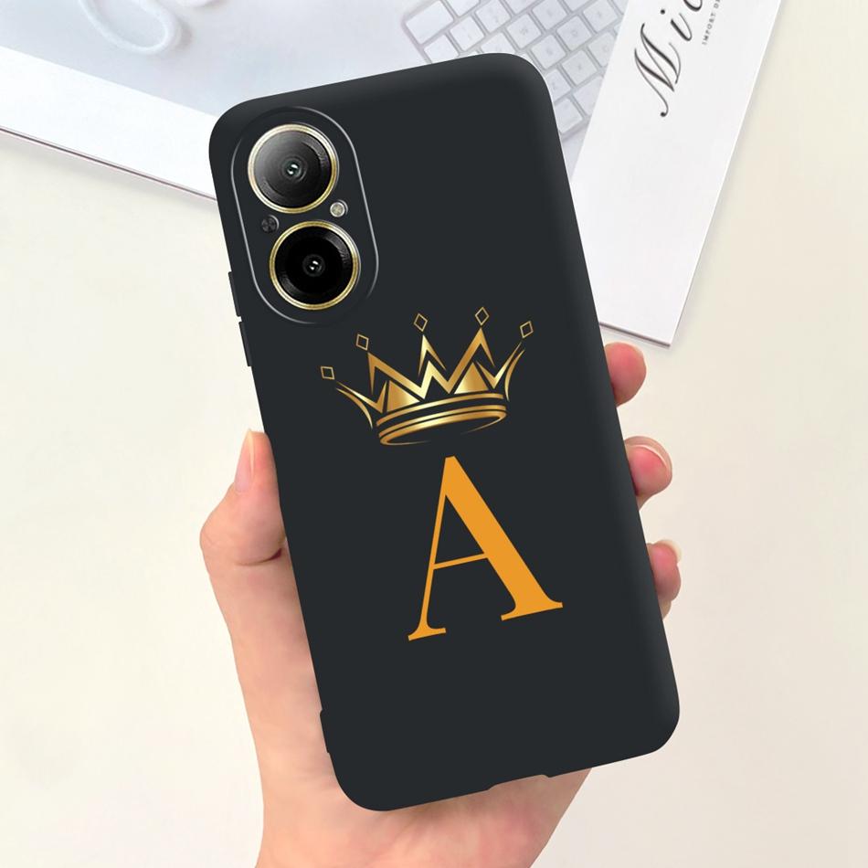 

Fashion Letter Case For Realme C67 4G Soft Silicon TPU Protective Cover For RealmeC67 C 67 4G RMX3890 Phone Cases realme-c67-4G