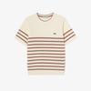 [lacoste] Women's Striped Short-Sleeve Sweater AF415E-56G056