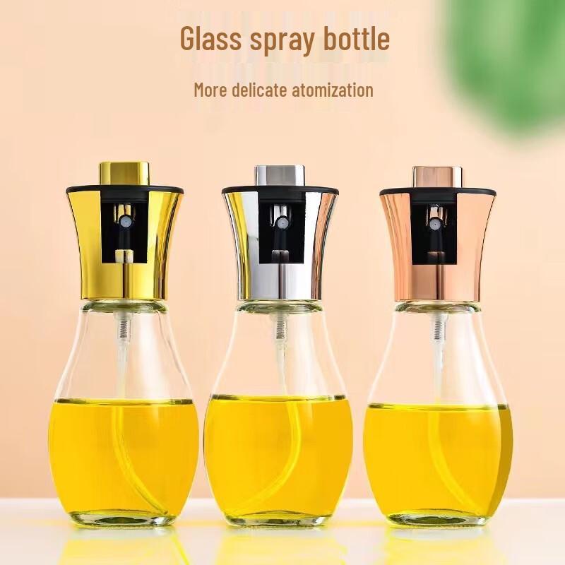 Measured Glass Oil Spray Bottle for Kitchen & BBQ