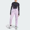 Adidas X Stella McCartney Regular Joggers Solid Color Logo Drawstring Cuffed Knit Sports Pants Women Joggers Purple IB6861