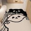 Cute Cat Household Door Floor Mat Leather Floor Mat Entry Door Porch Non-Slip And Wear-Resistant Foot Mat Girl Heart Floor Mat