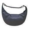 Longchamp Le Pliage Xtra Logo-Prägung Abnehmbare Leder-Halbmondtasche Große Damen-Umhängetasche Taubengrau 10338987P55