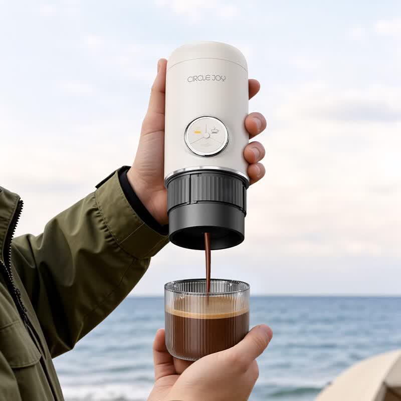 Circle Joy Mini Portable Electric Espresso Machine