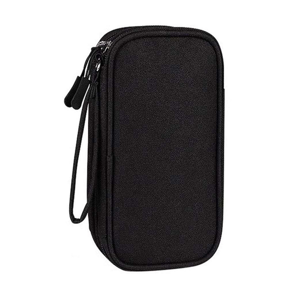 Portable Digital Organizer Bag with Multiple Compartments To Store Chargers Cables Power Banks and USB Devices Safely