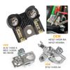3-Hole Brass Battery Term Clamps 200A 120A Fuse Kit W/ Nut For 2011-2014 Ford F-150 AL3Z-14526-AA BT4Z-14450-AA AE5Z14526BA