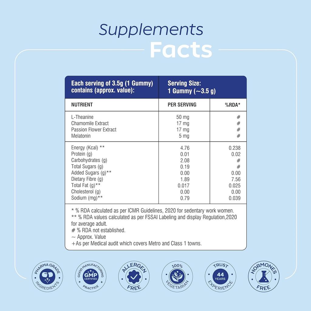 Arth Melatonin 5 Mg Sleep Gummies For Deep Night Rest Cranberry Flavour 15 Veg Gummies Pack Of 1 For Men And Women