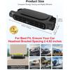 New Upgraded Car Seat Back Fan, Dual Airflow Bladeless Cooling Fan For Baby Rear Facing, 3-speed Quiet USB Backseat Headrest Fan