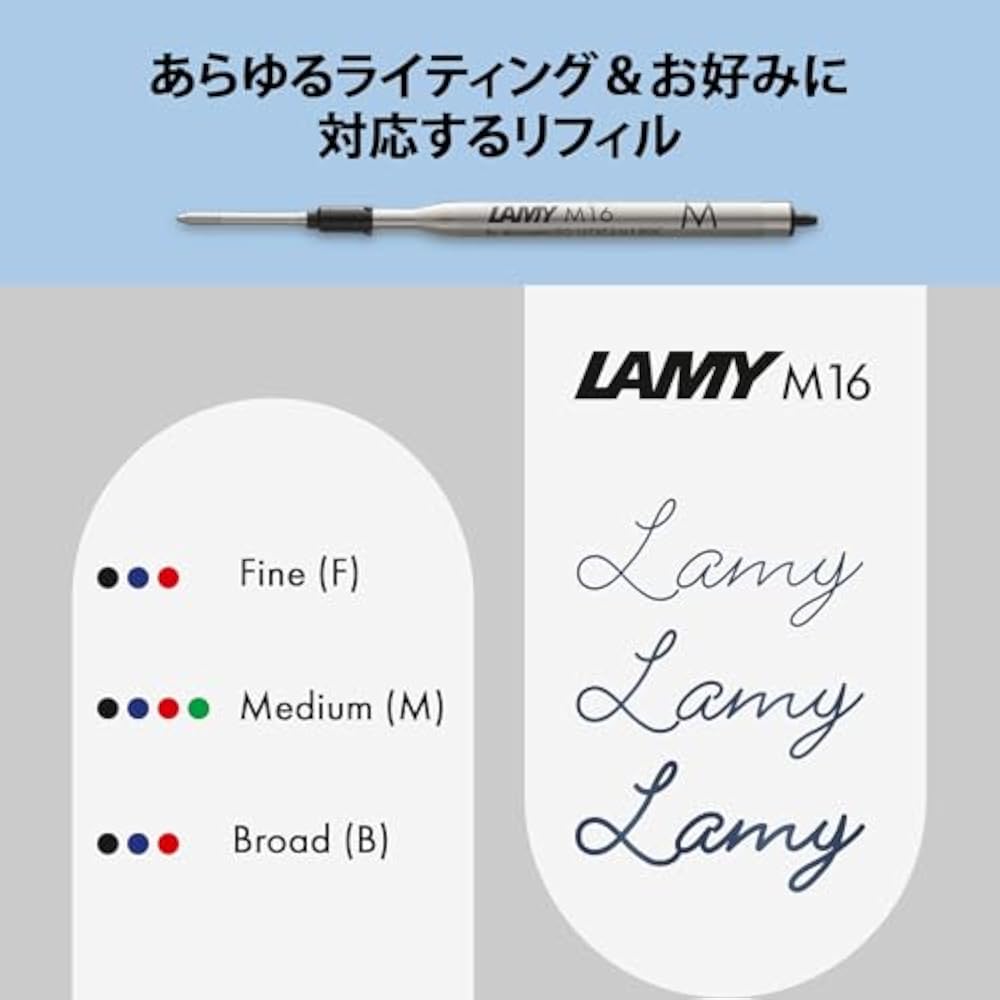 LAMY (Lamy) Studio Imperial Blue Ballpoint Pen - Elegant Stainless Steel Body Ballpoint Pen - Pro...