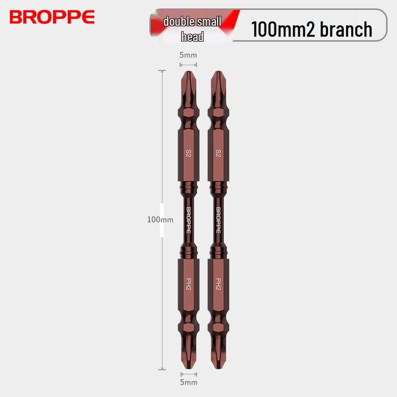 Double-Ended Strong Magnetic Screwdriver Bit Set with Phillips & Flathead Tips