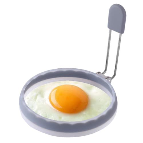 Gevrkjenp Fried Egg Ring, Fried Egg Cooker Ring - Silicone Egg Cooker Ring, 4-Inch Sandwich Mold - Pancake Mold, Food Grade Kitchen Cooking Gadget for