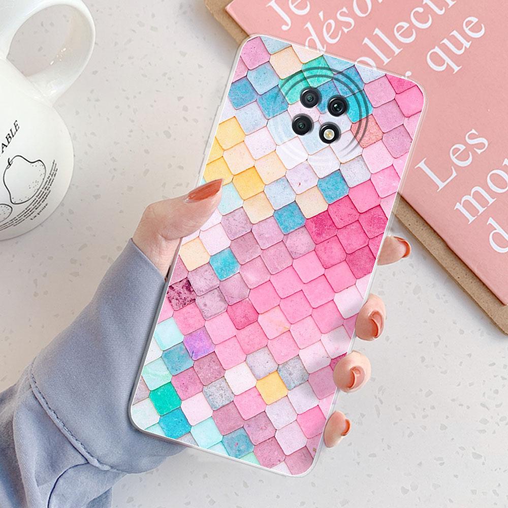 For Xiaomi Redmi Note 9T Case Redmi Note9T Back Cover Girls New Fashion Clear Phone Fundas Soft Silicone Case Redmi Note 9 T 9T