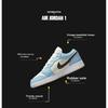 New Jordan Kids Air Jordan 1 Low 'Ice Blue' Sneakers 554723-401