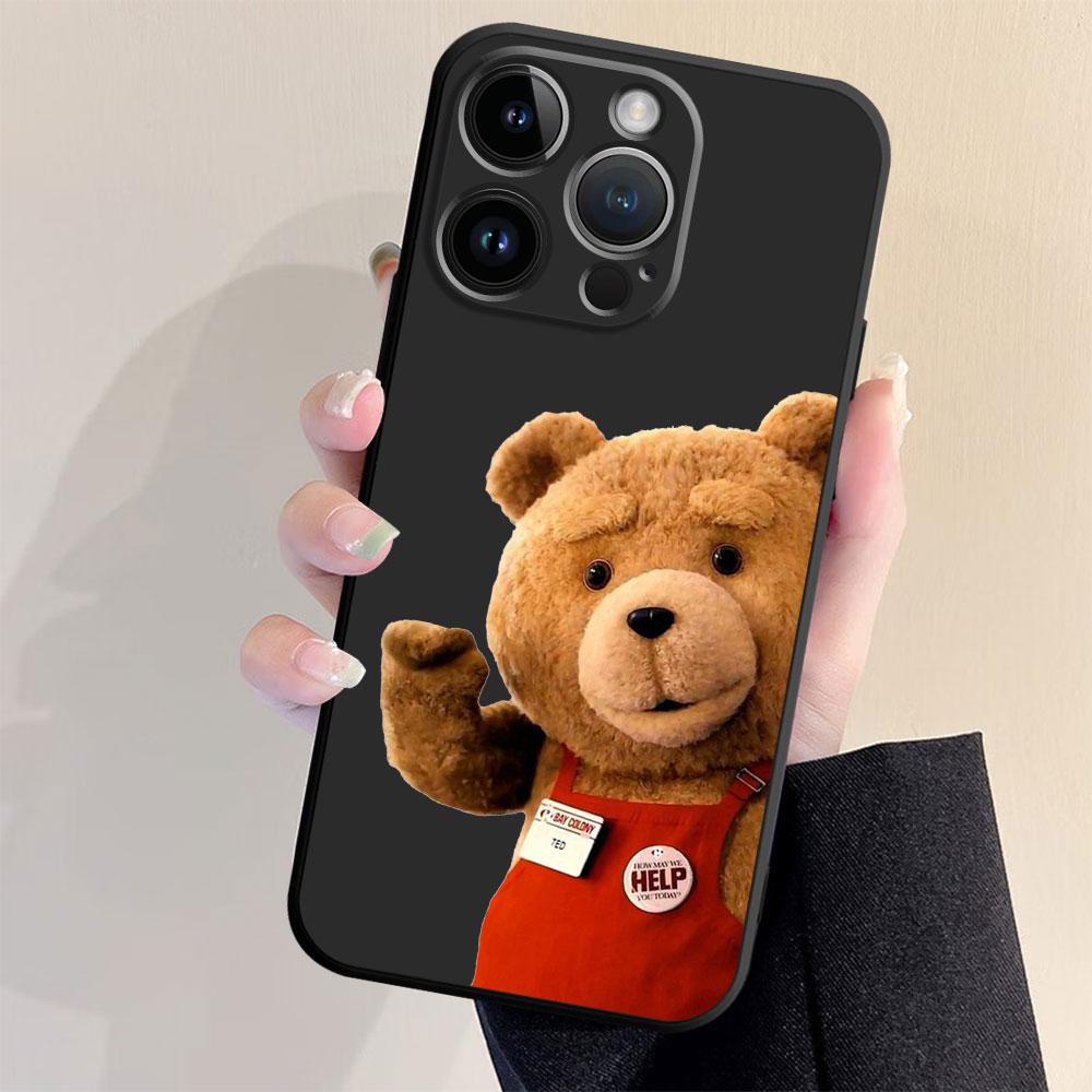 Cartoon Astronaut Bär Handyhülle für Redmi 6 7 8 9T 9C 10A K40 Pro K50 8A 7A 10C 9A 9 10 K50 Gaming 6 Silikon Schwarze Hülle Abdeckung
