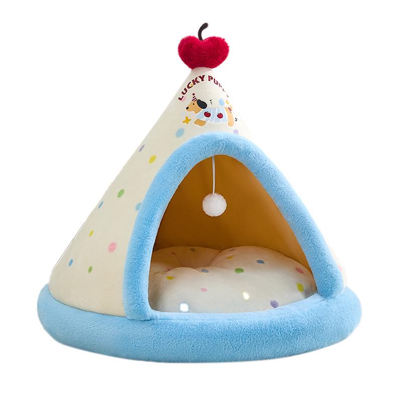 Four Seasons Enclosed Cat Nest Tent: Universal Pet Villa & Bed