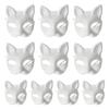 Paper Mache Masks Full Face Masks Plain White Masks Half Face Blank Paintable Masks Carnivals Masks Masquerades Masks