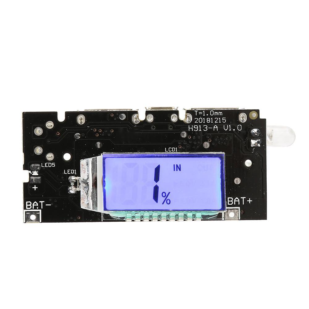 

Dual USB 5V 1A 2.1A Power Bank 18650 Lithium Batery Charger DIY Module LCD Display