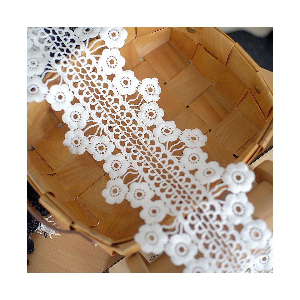 Water-Soluble Lace Trim Edge for DIY Clothing Accessories