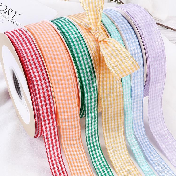 Especial Cinta de Raso Estilo Pastoral Brillante Cinta de Embalaje Cinta Hecha a Mano DIY Accesorios para el Cabello Flor Caja de Regalo