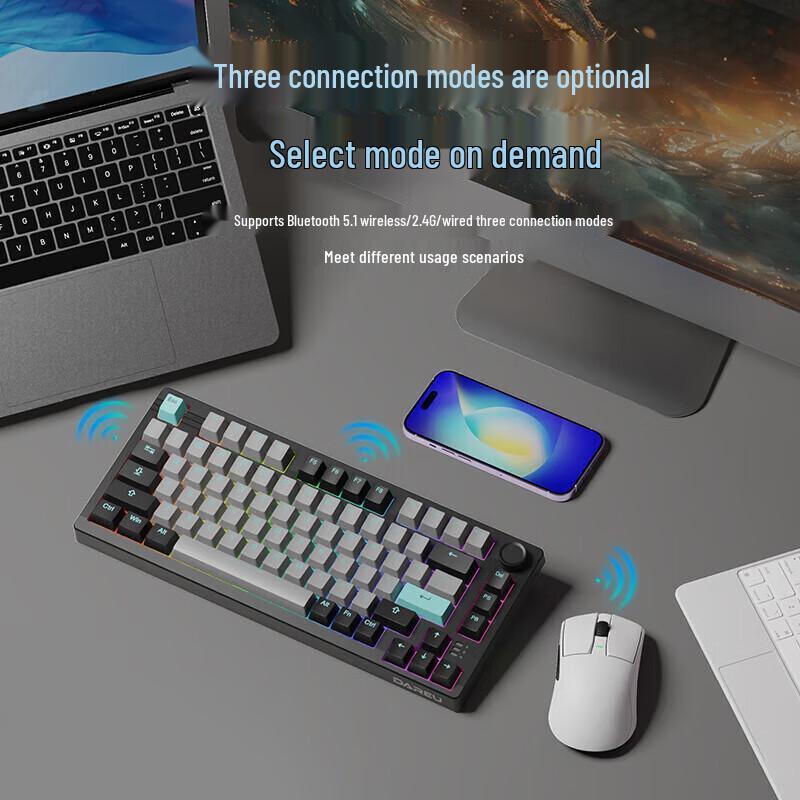 Dareu EK75 Tri-Mode Mechanical Keyboard